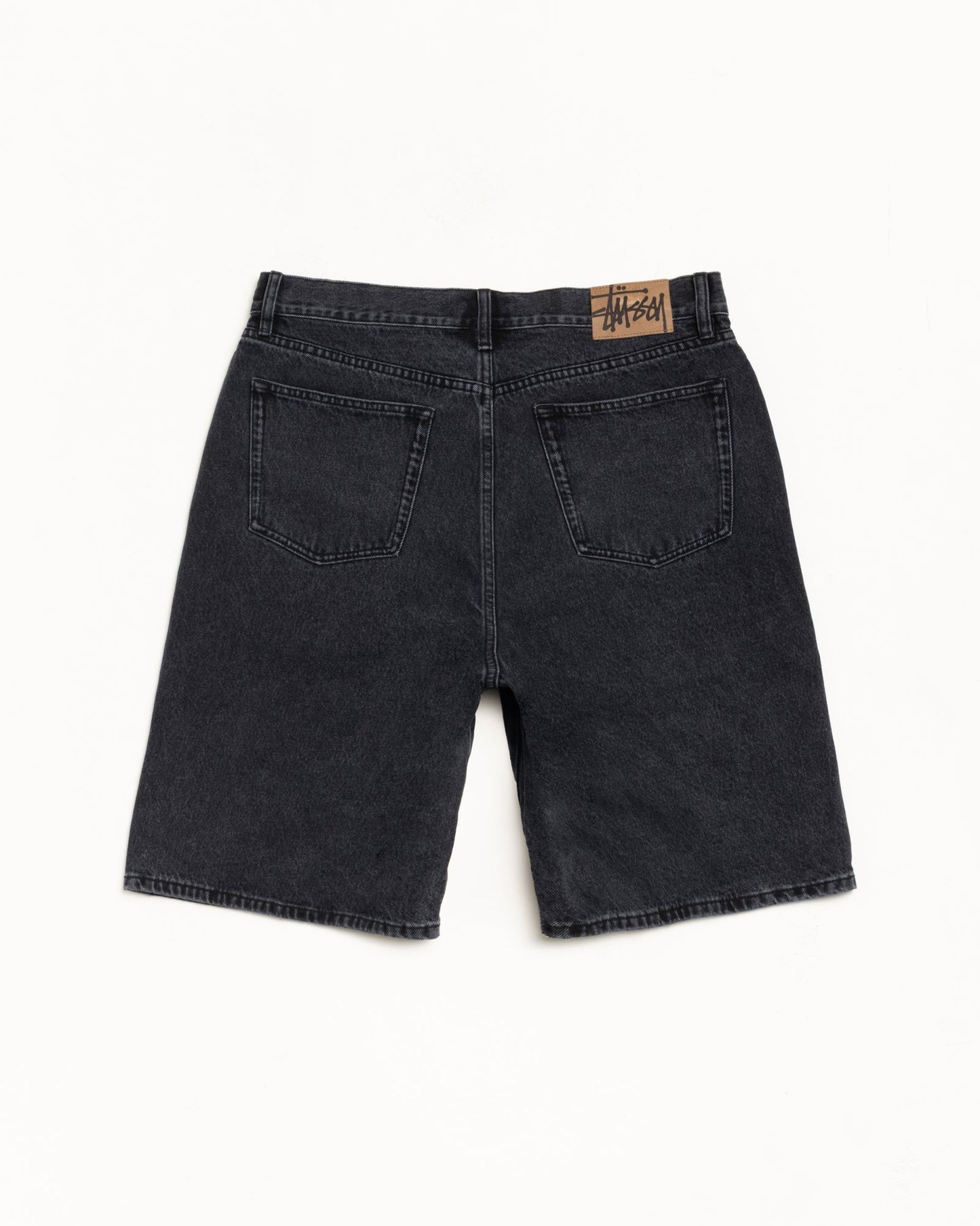 STUSSY BIG OL' SHORT DENIM VINTAGE BLACK