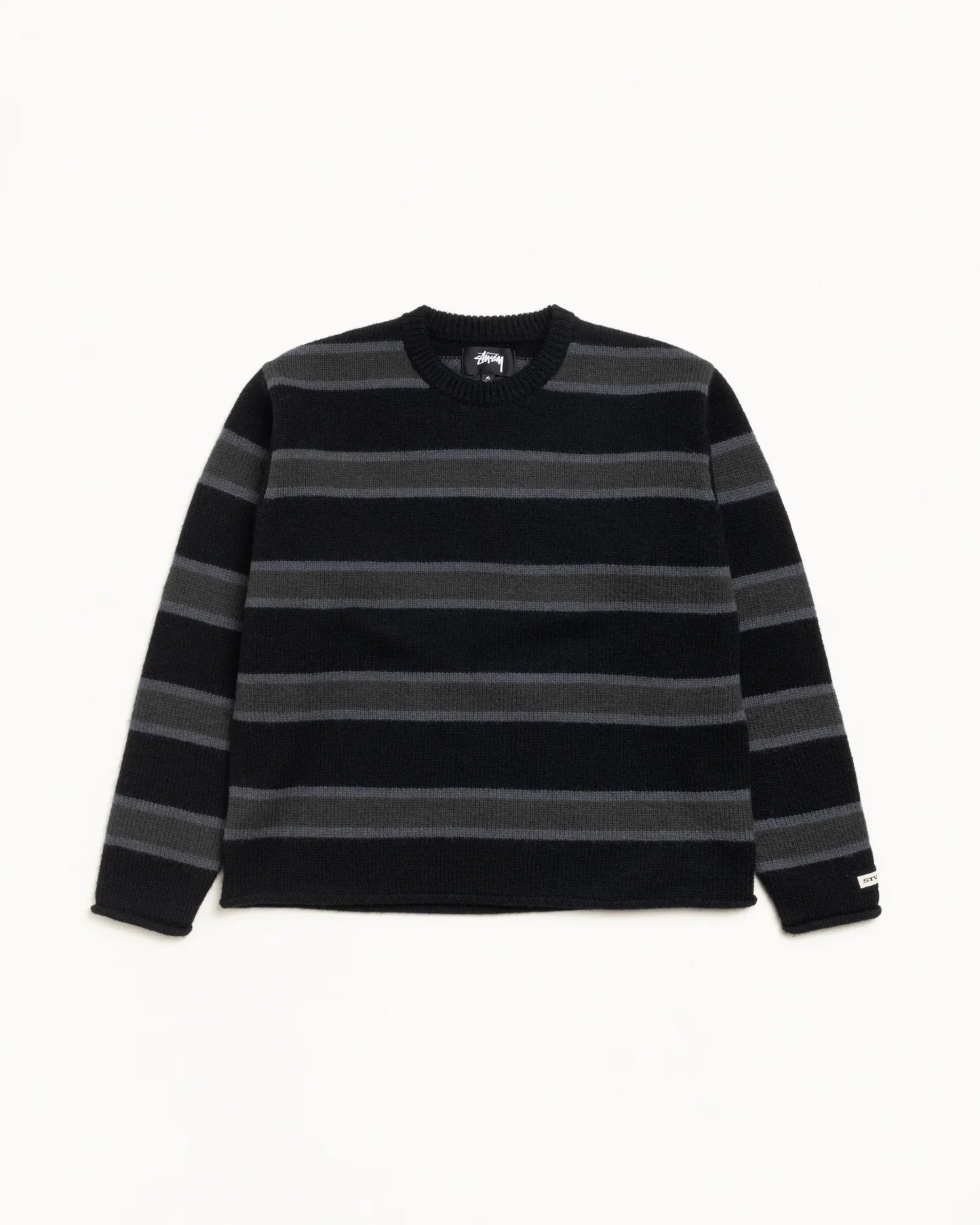 STUSSY STRIPED WOOL SWEATER