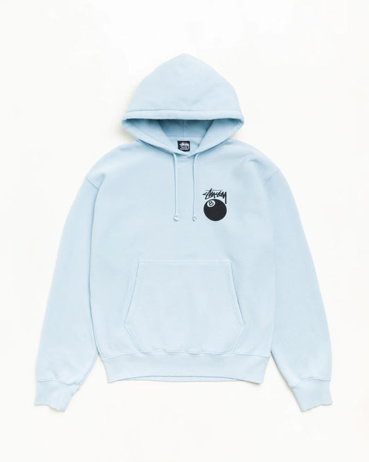 STUSSY 8 BALL HOODIE GARMENT DYED