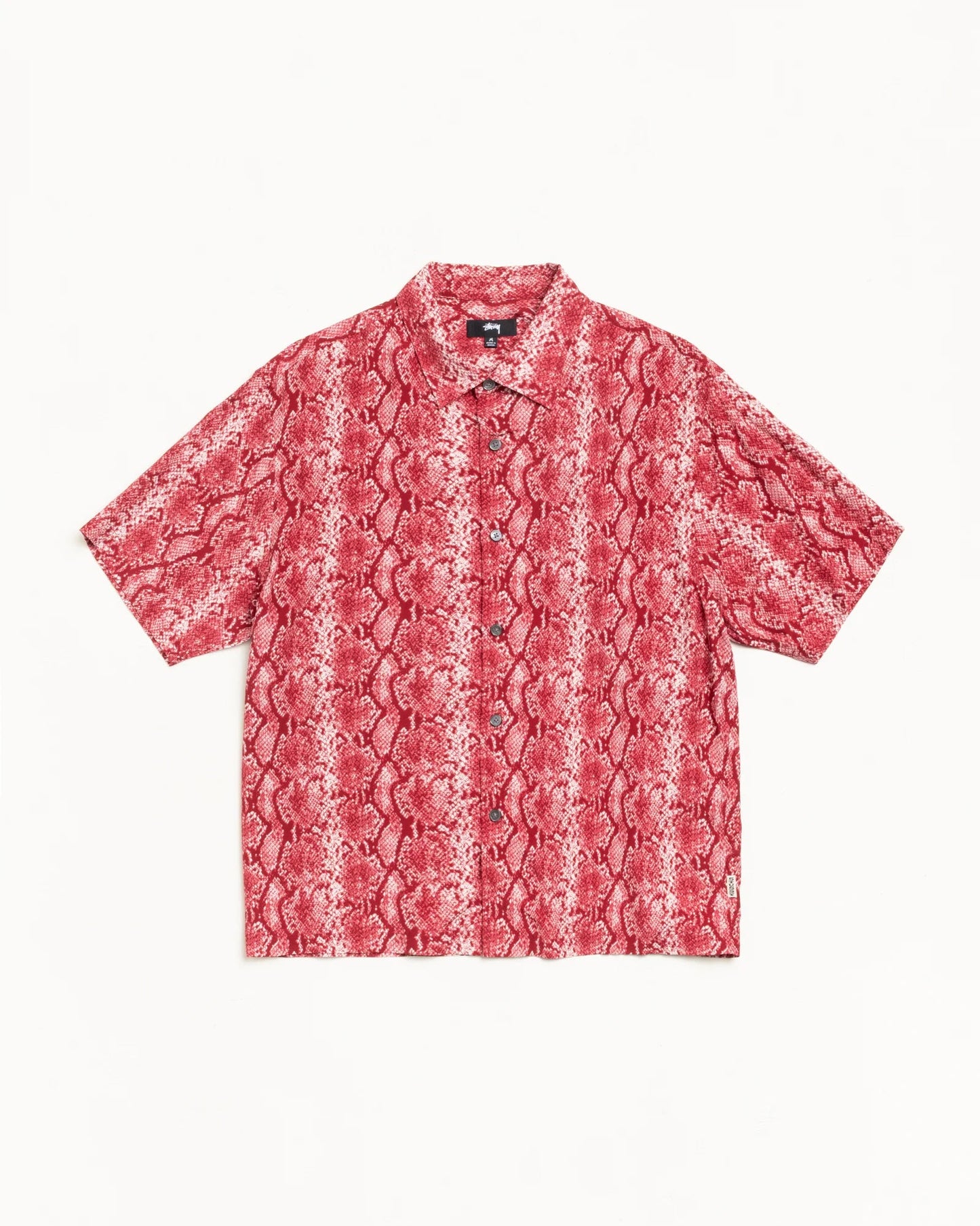 STUSSY PYTHON SS SHIRT RED