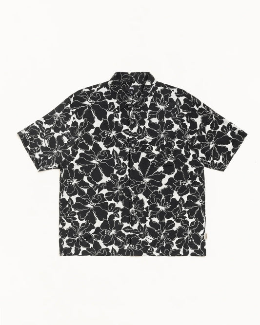 STUSSY FLORAL HAWAIIAN SHIRT