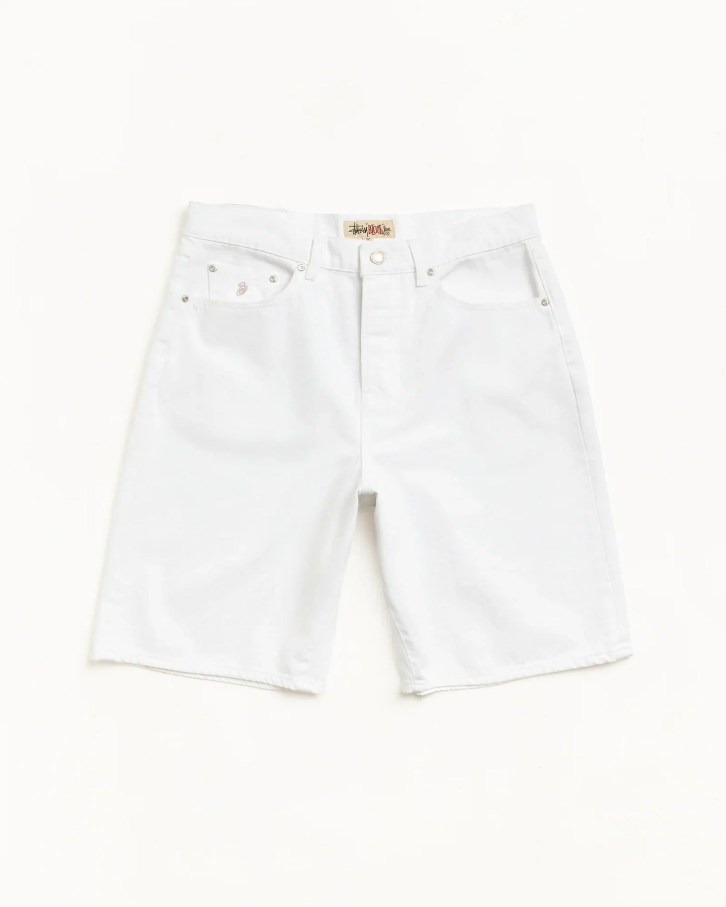 STUSSY BIG OL' SHORT DENIM WHITE