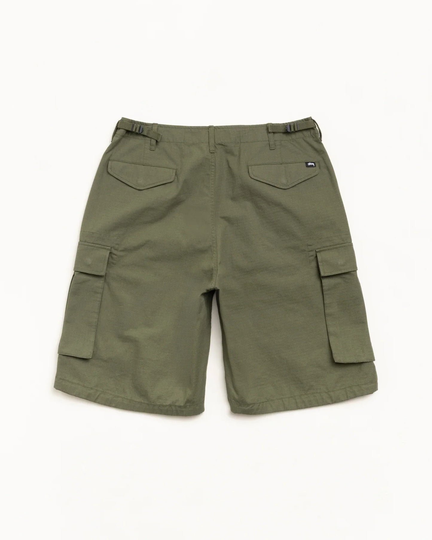 STUSSY CARGO SHORT RIPSTOP OLIVE GREEN