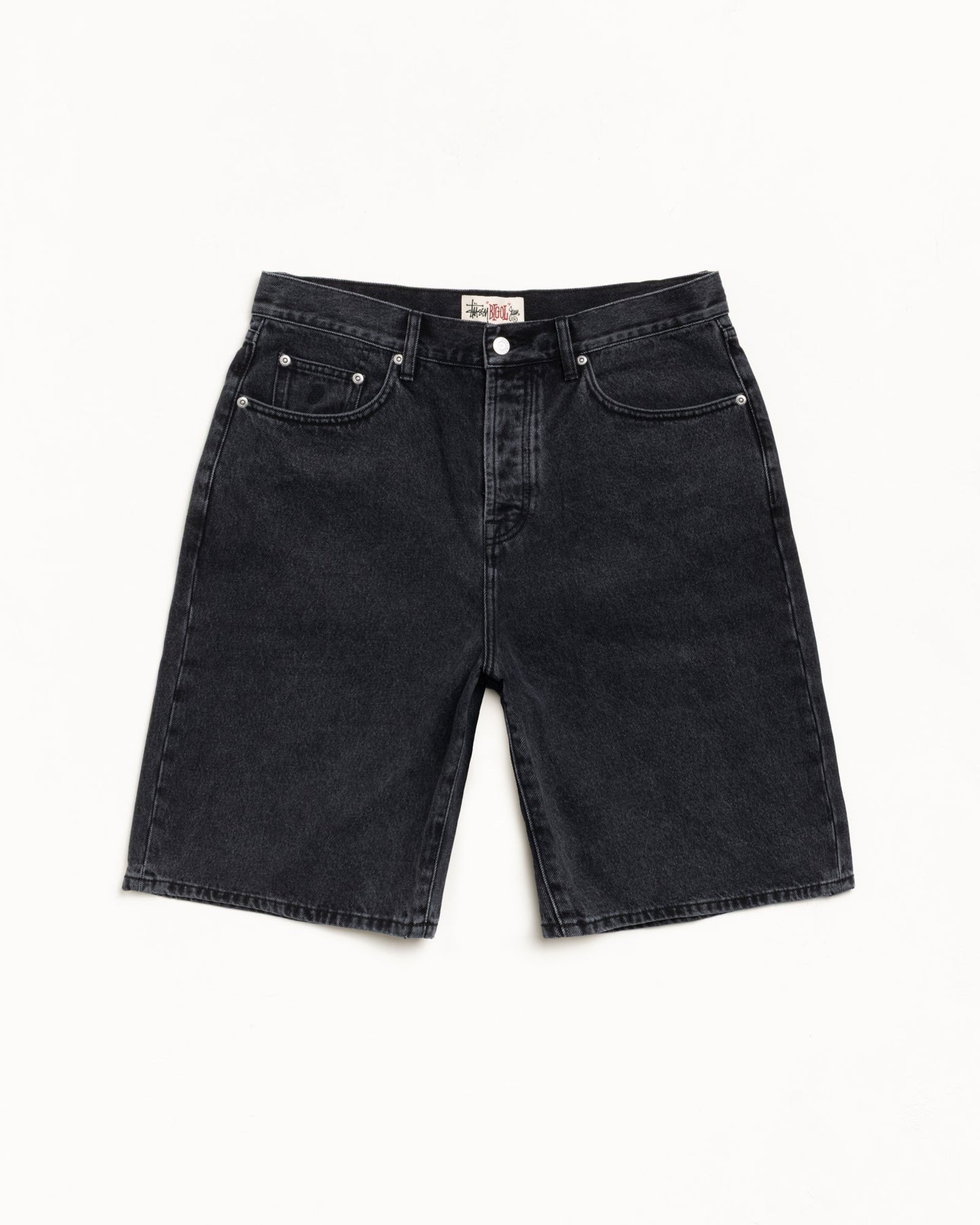 STUSSY BIG OL' SHORT DENIM VINTAGE BLACK