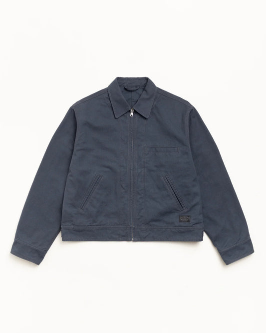 STUSSY WORK JACKET COLLARED