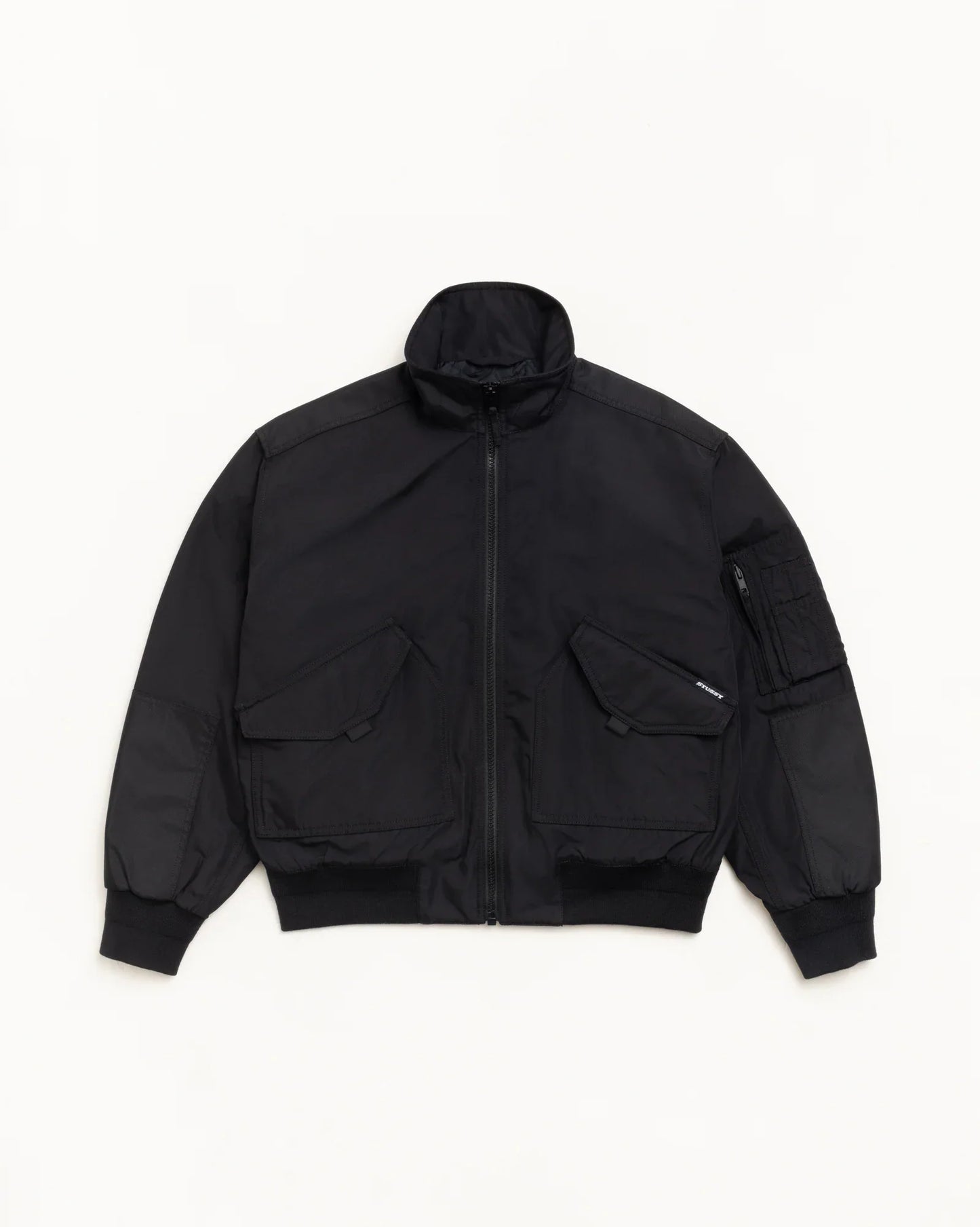 STUSSY MOCK NECK FLIGHT BOMBER