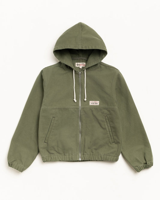 STUSSY WORK JACKET UNLINED CANVAS