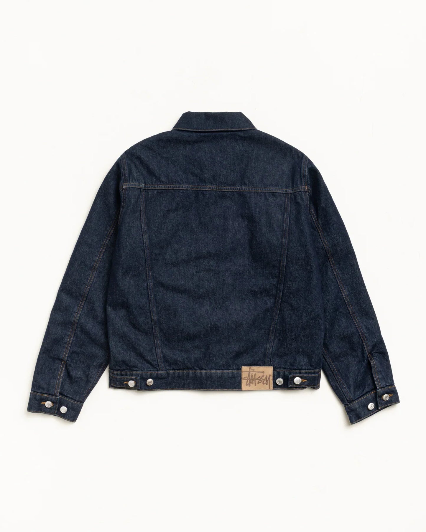 STUSSY LINED DENIM TRUCKER JACKET INDIGO
