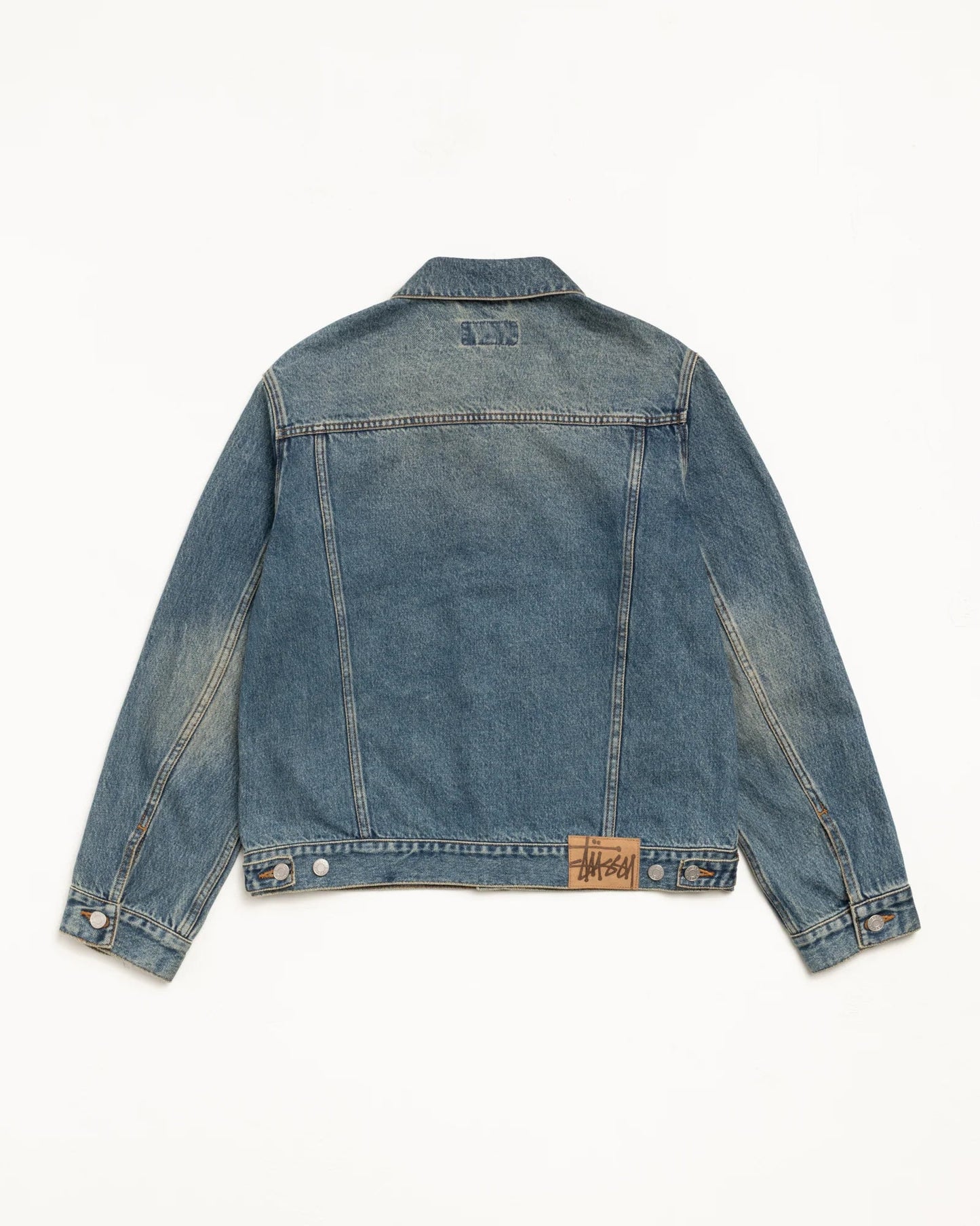 STUSSY DENIM TRUCKER JACKET WEKEND WASH