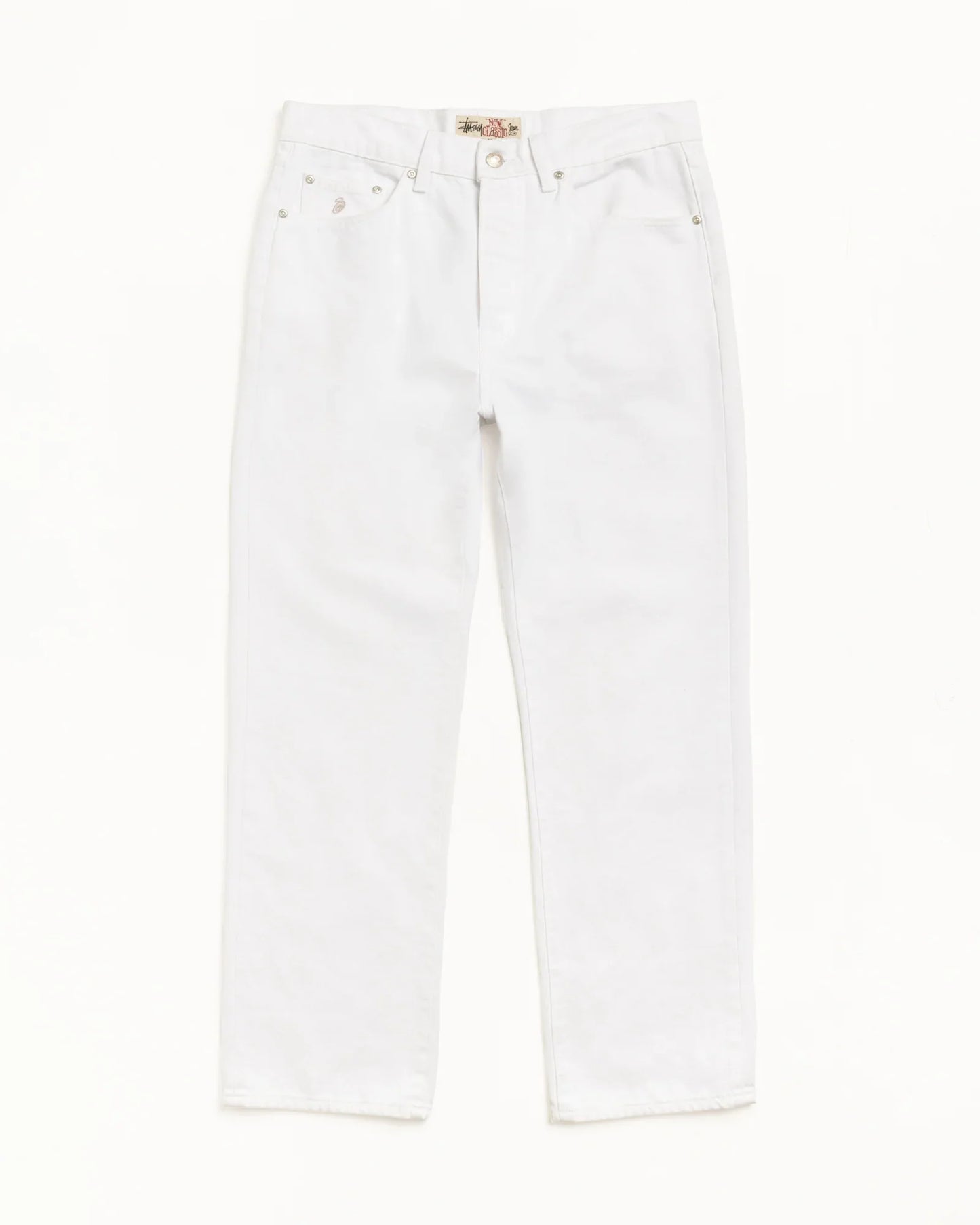 STUSSY NEW CLASSIC JEAN DENIM WHITE