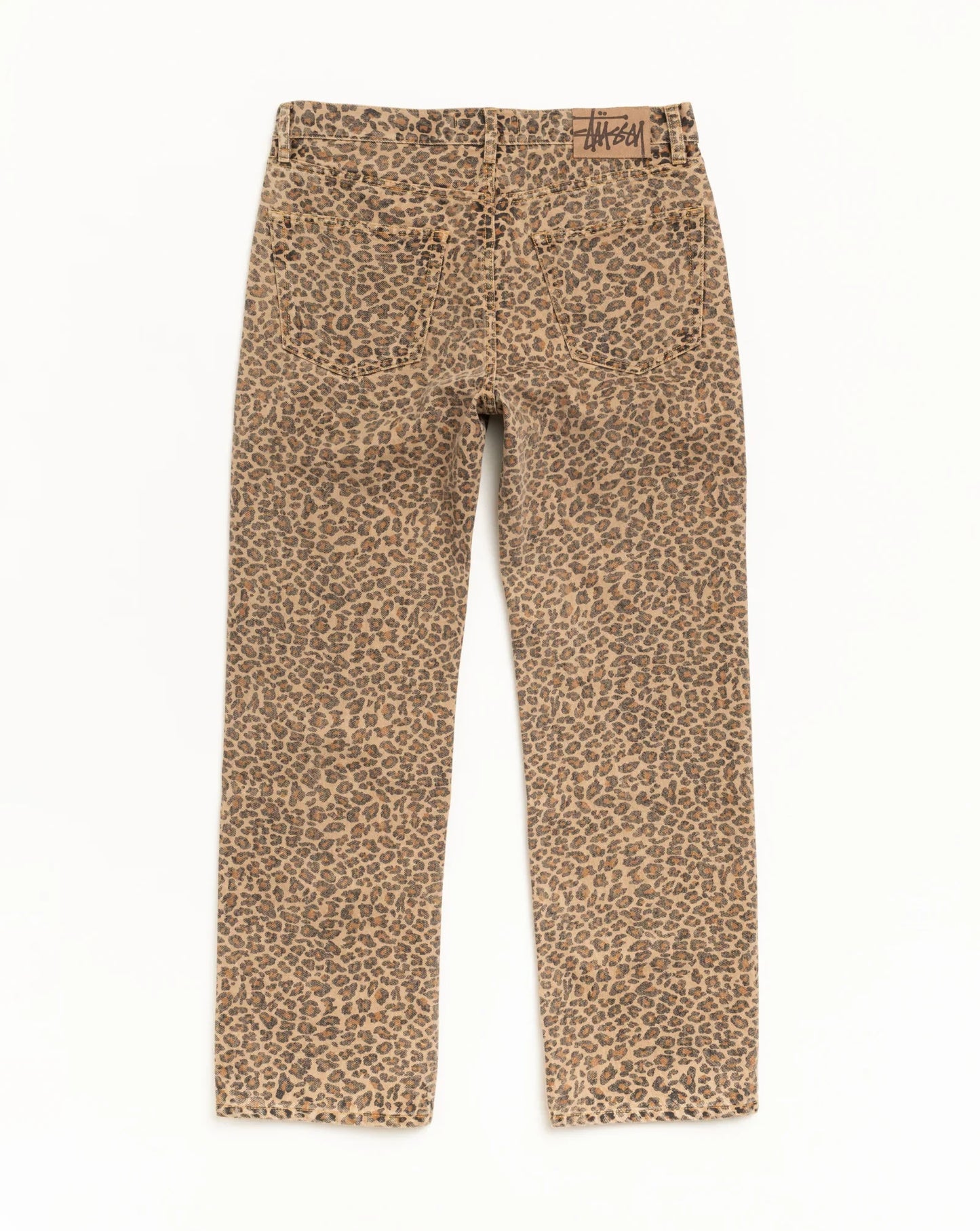 STUSSY NEW CLASSIC JEAN DENIM LEOPERD
