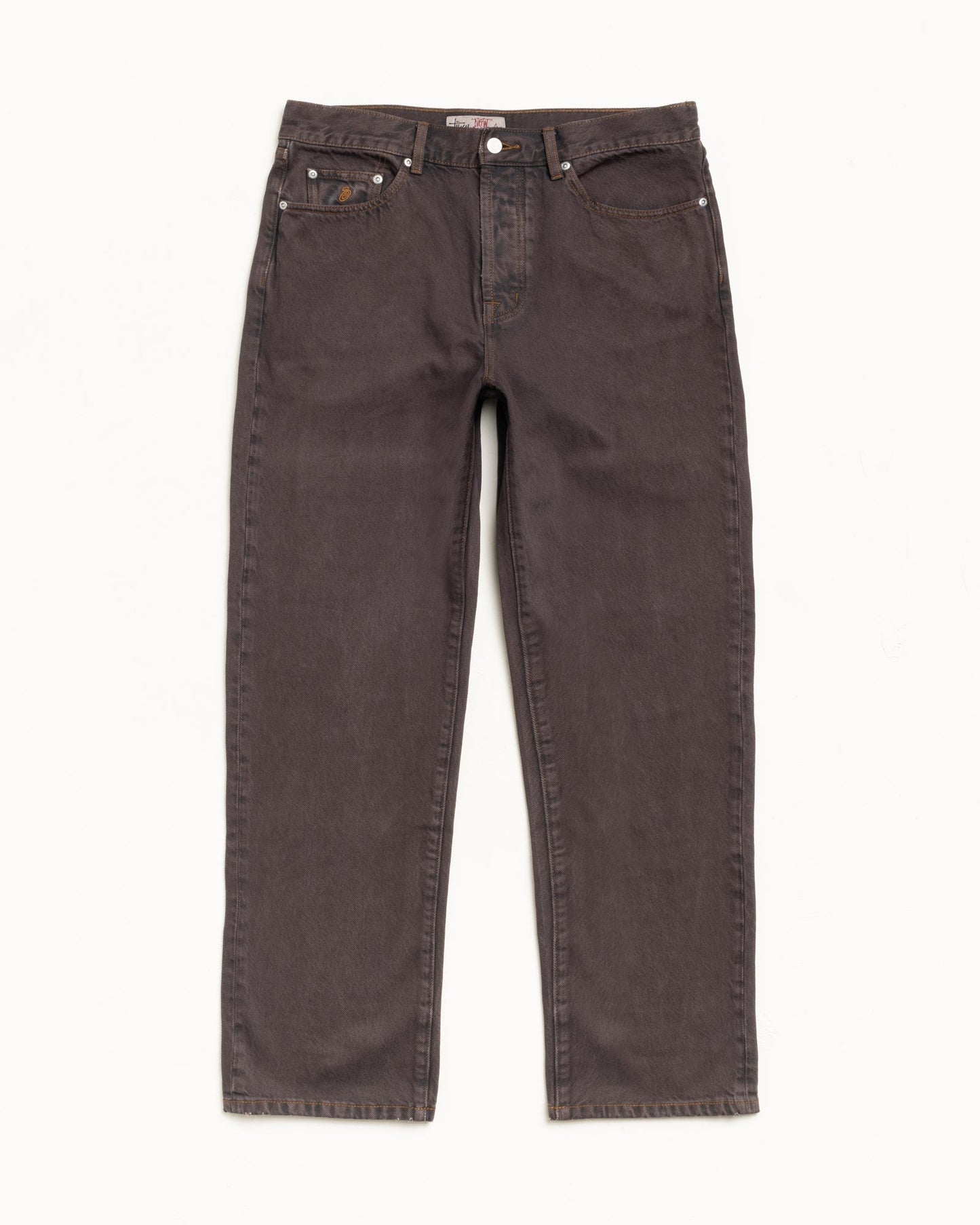 STUSSY NEW CLASSIC JEAN DENIM BROWN