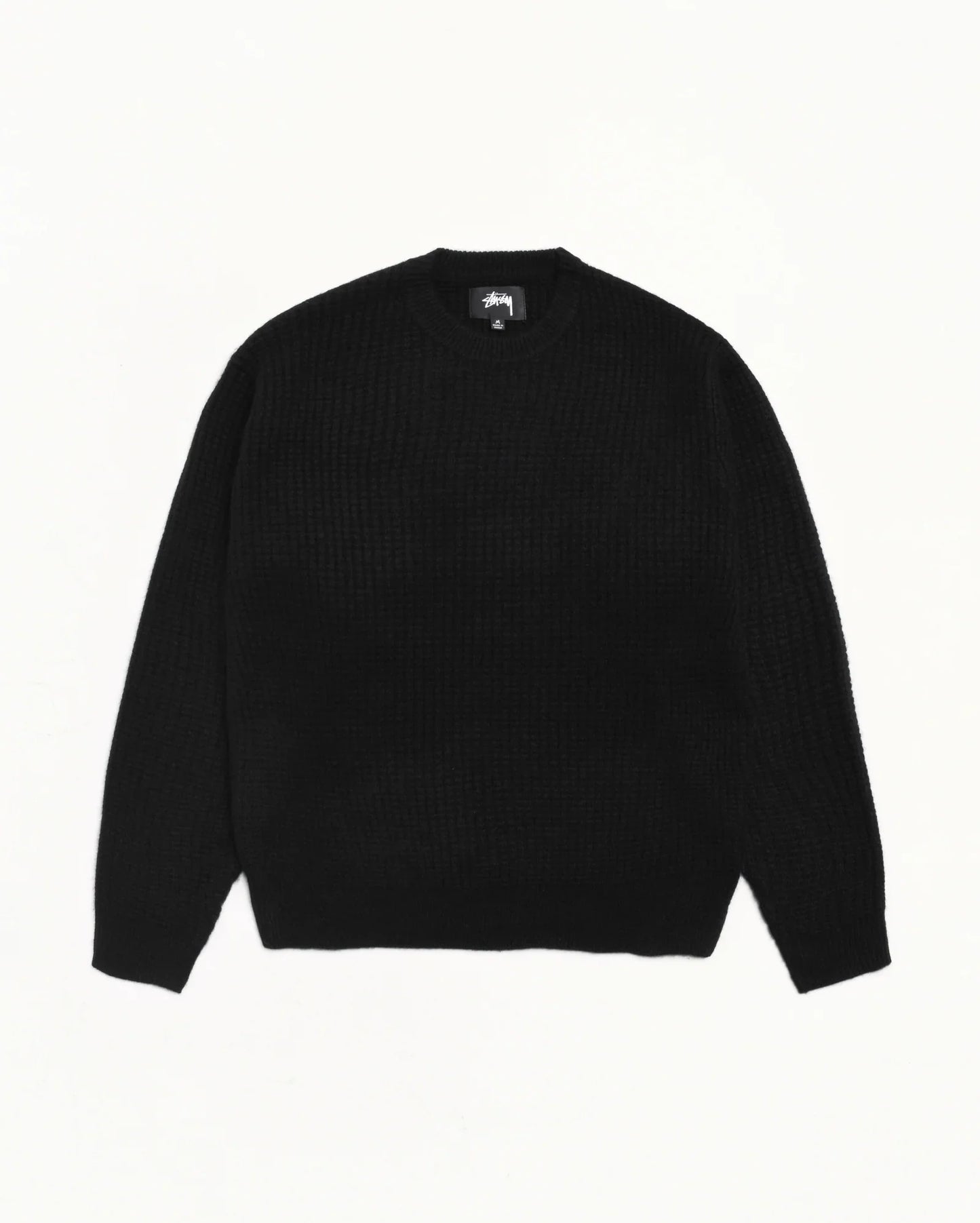 STUSSY WAFFLE CASHMERE SWEATER