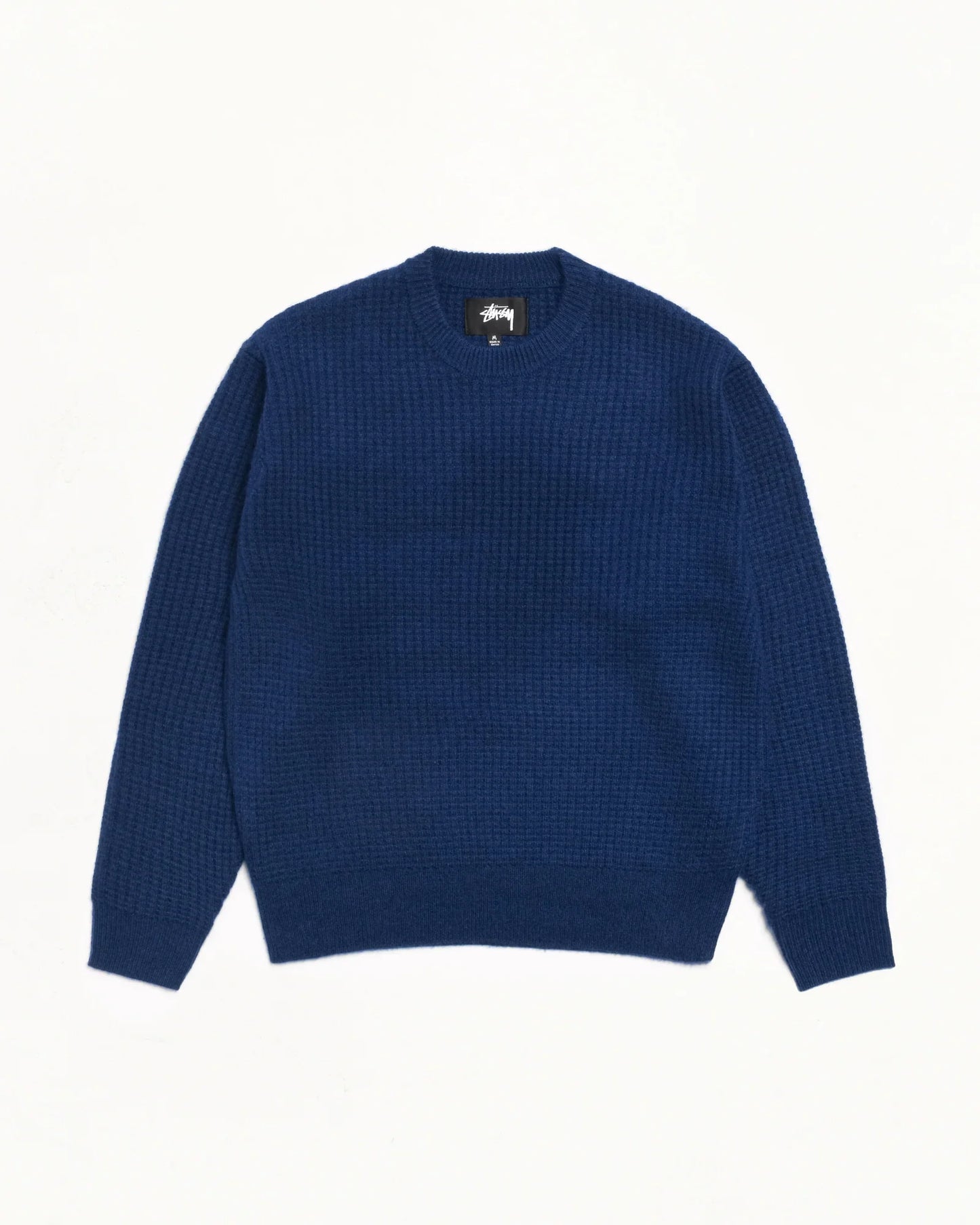 STUSSY WAFFLE CASHMERE SWEATER