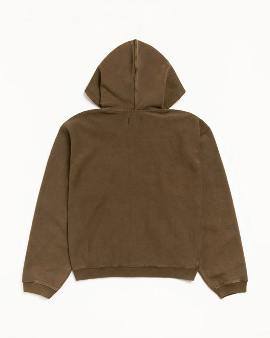 STUSSY FADED GRAPHIC ZIP HOODIE