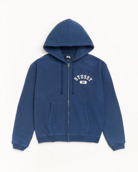 STUSSY VARSITY ZIP HOODIE