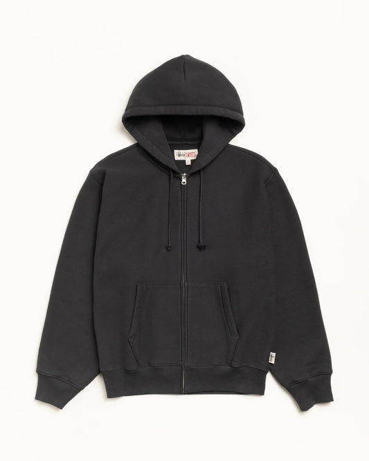 STUSSY FLEECE ZIP HOODIE