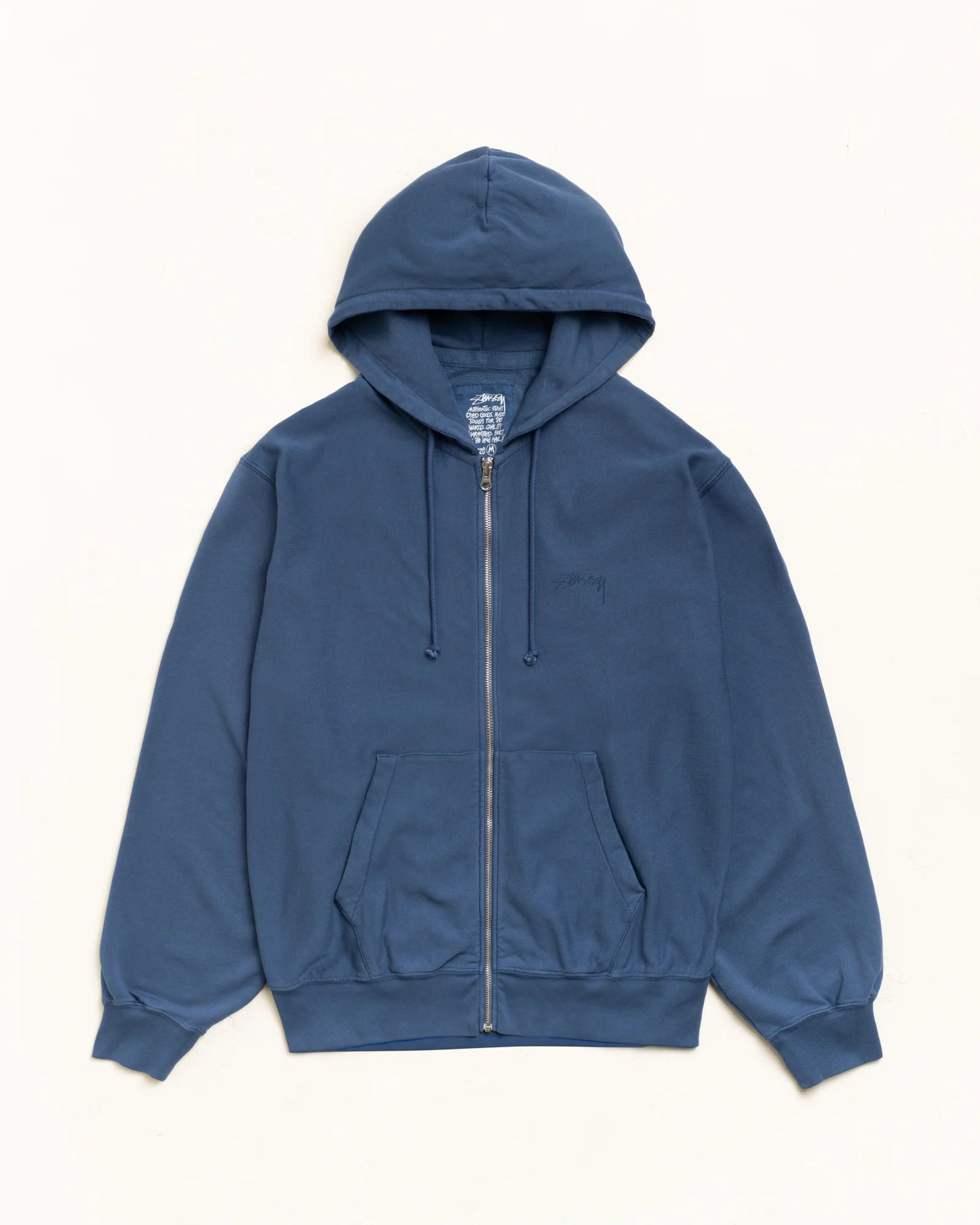STUSSY LIGHTWEIGHT TERRY ZIP HOODIE