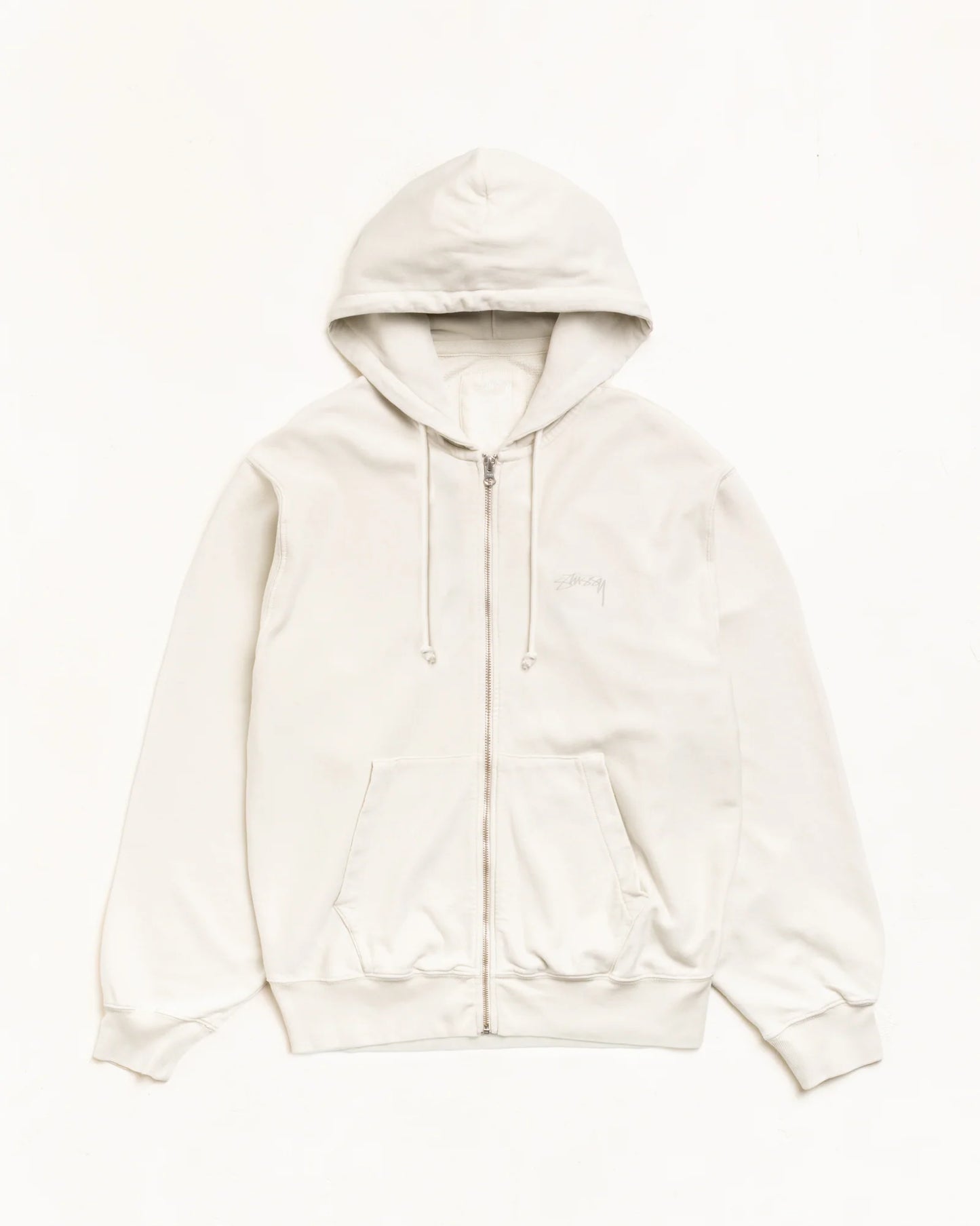 STUSSY LIGHTWEIGHT TERRY ZIP HOODIE