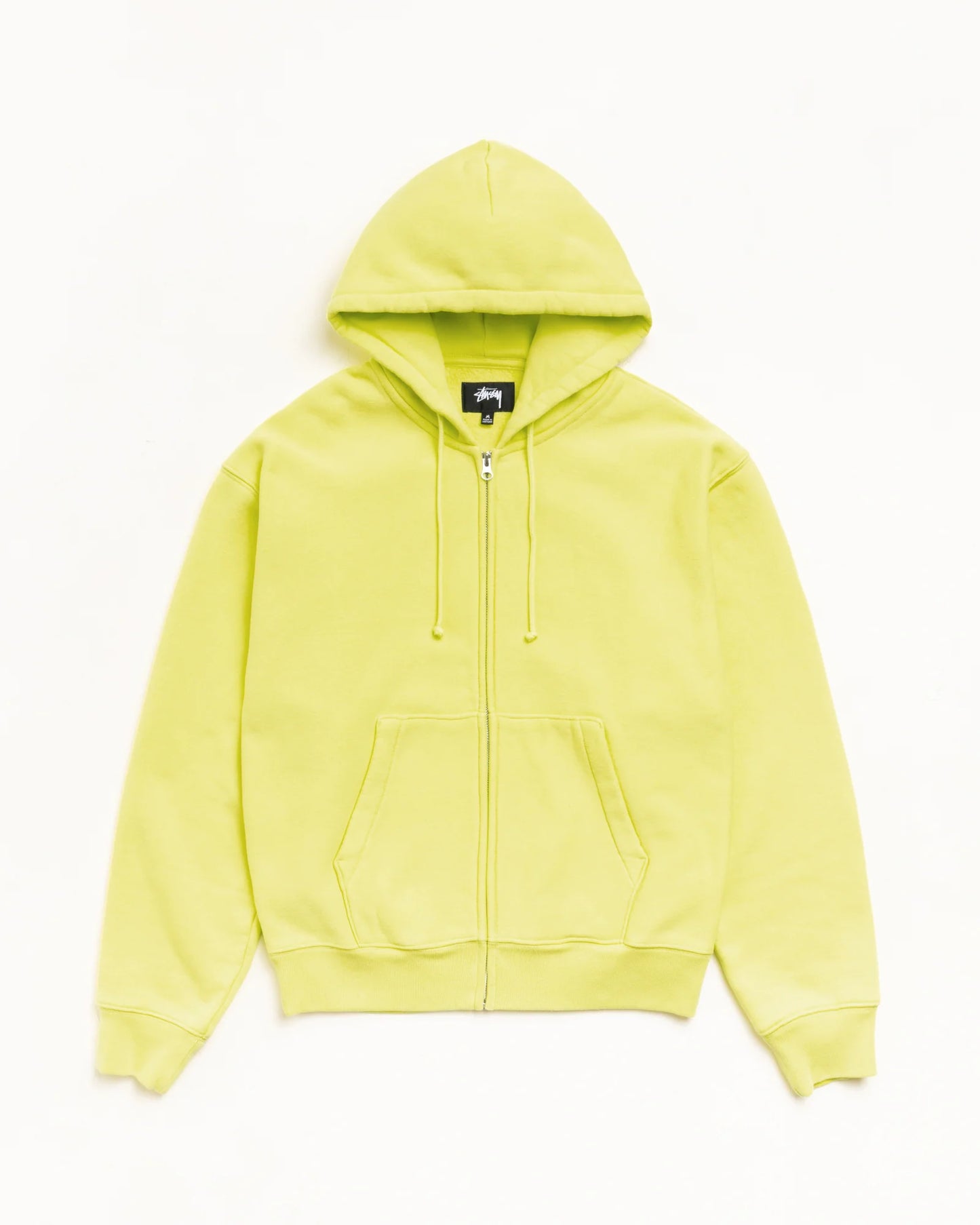 STUSSY CURSIVE APPLIQUE ZIP HOODIE