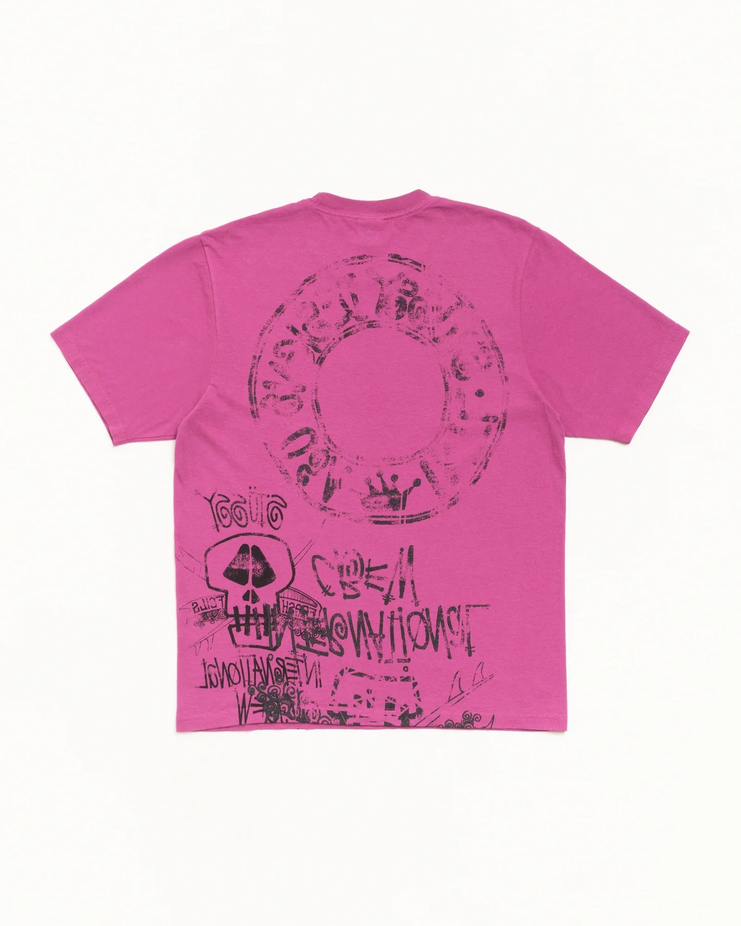 STUSSY SKULLS TEE PIGMENT DYED
