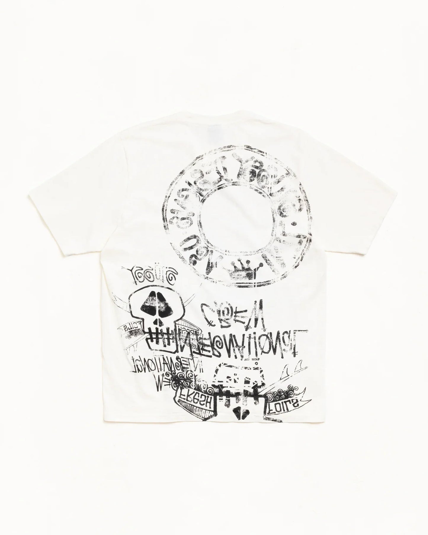 STUSSY SKULLS TEE PIGMENT DYED