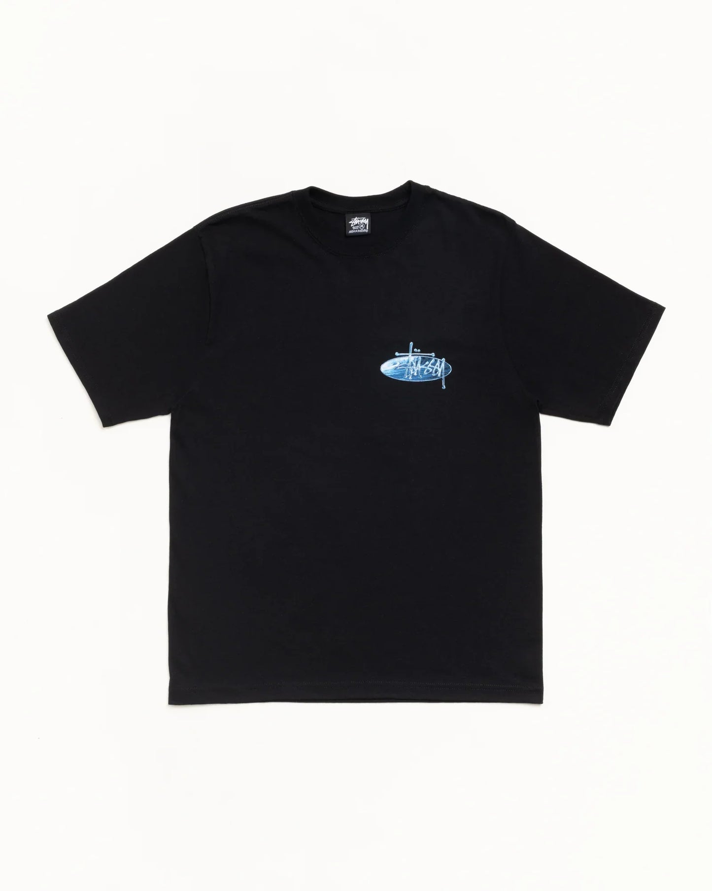 STUSSY WAVE OVAL TEE