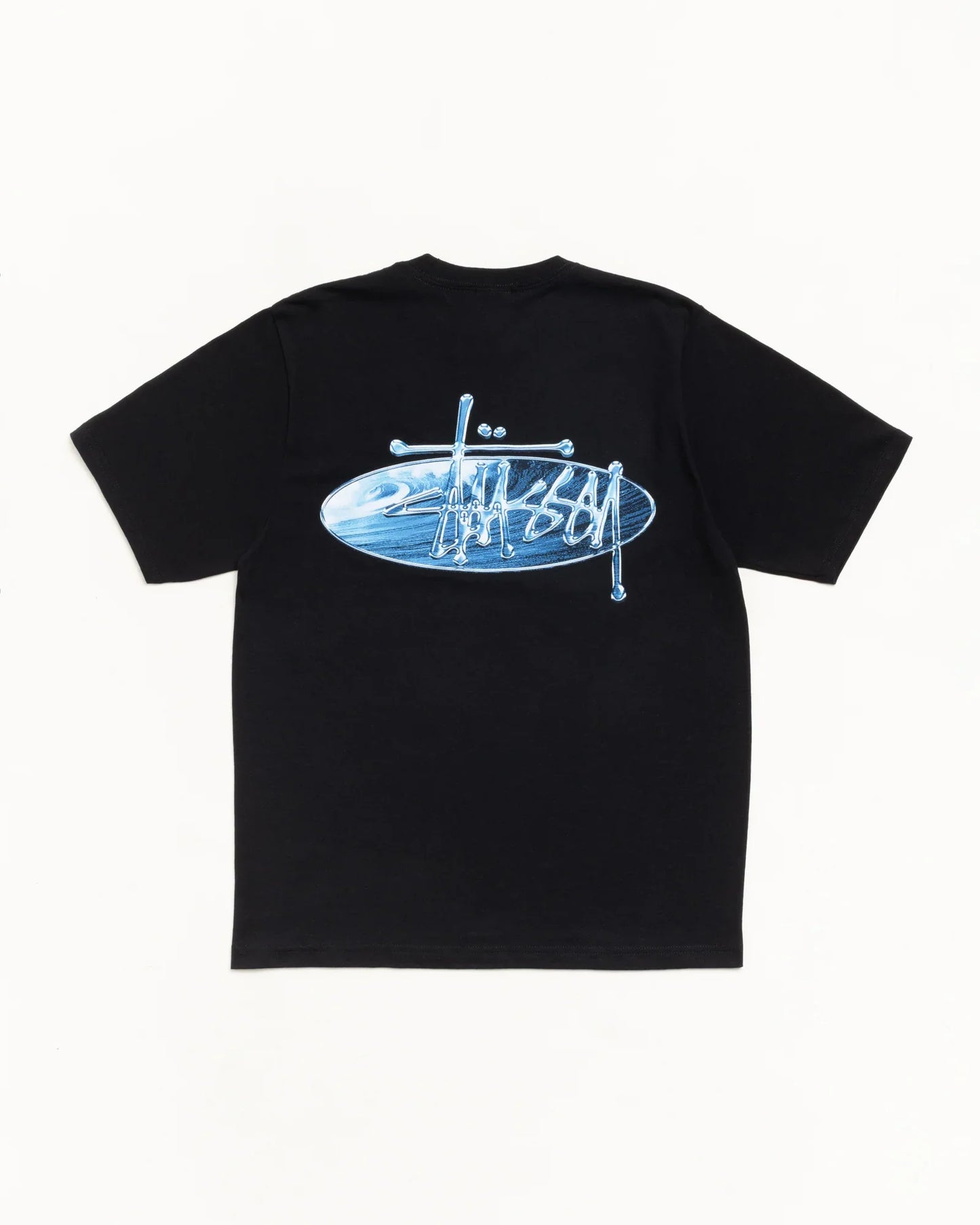 STUSSY WAVE OVAL TEE