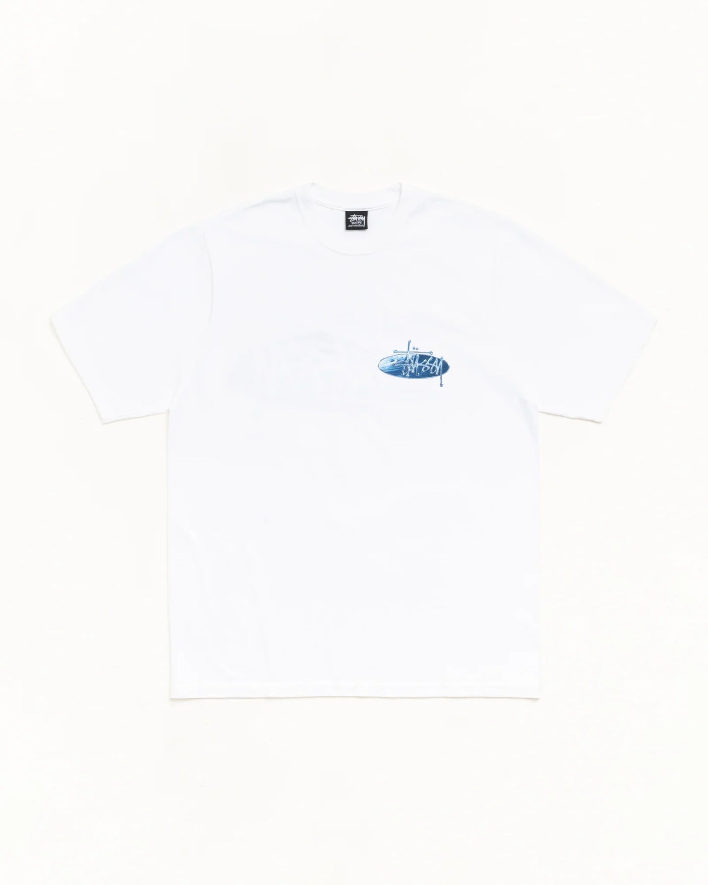 STUSSY WAVE OVAL TEE