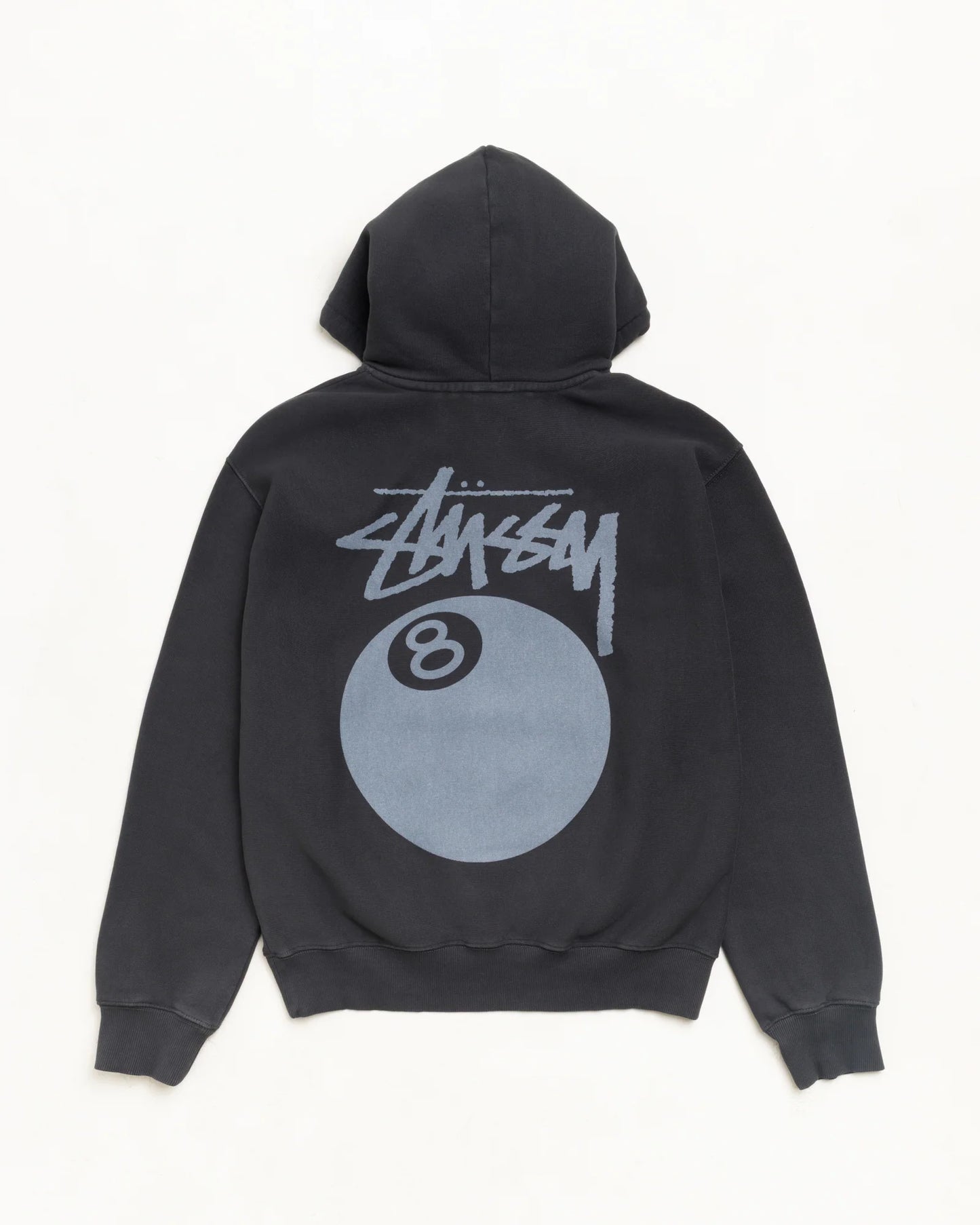 STUSSY 8 BALL HOODIE GARMENT DYED