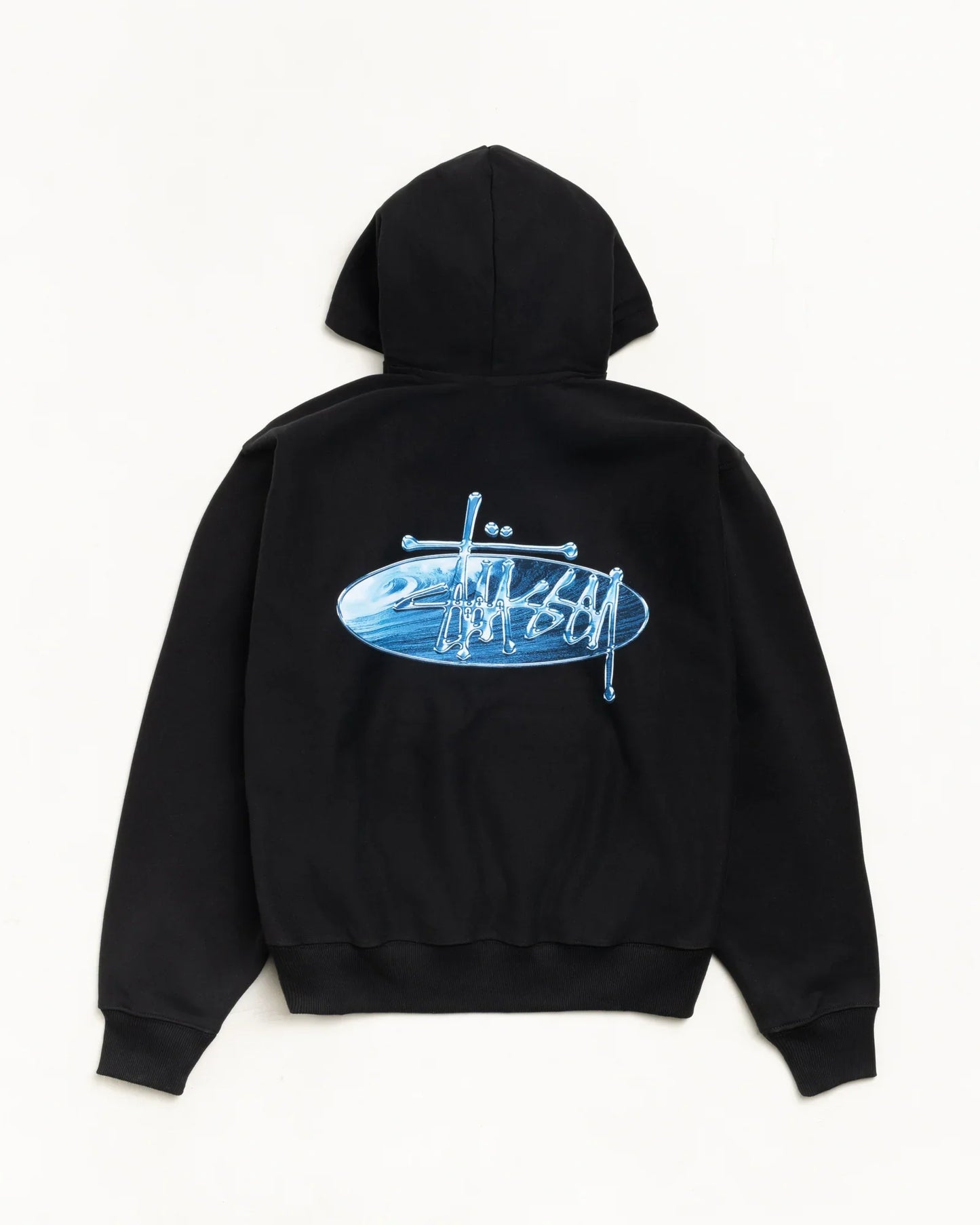 STUSSY WAVE OVAL HOODIE