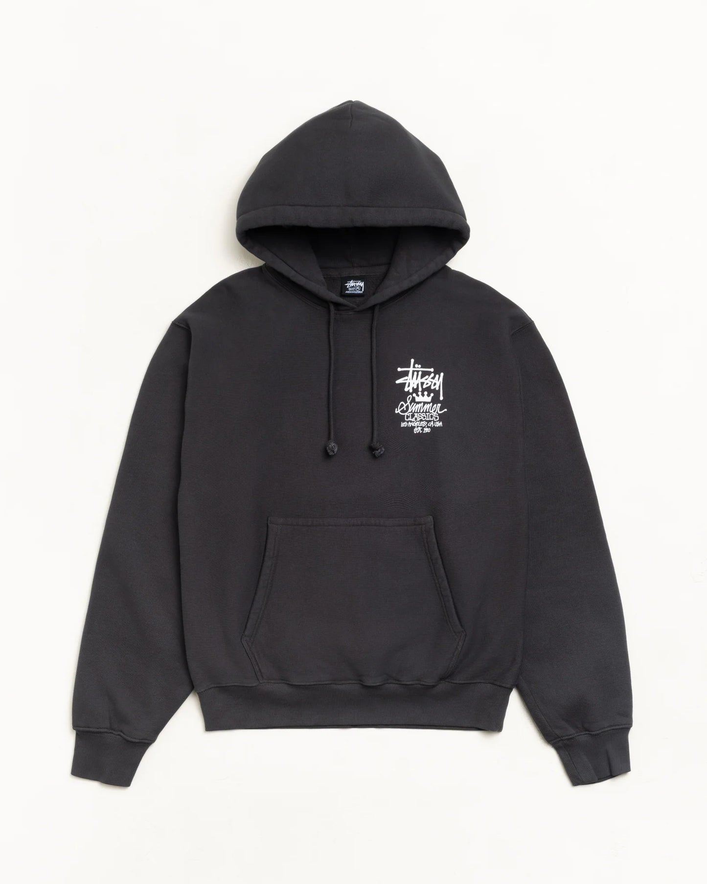 STUSSY SUMMER CLASSICS HOODIE GARMENT DYED