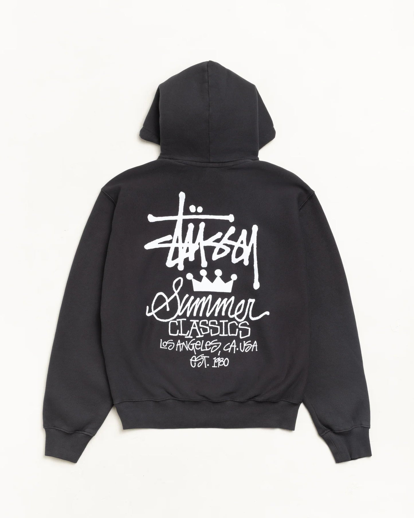 STUSSY SUMMER CLASSICS HOODIE GARMENT DYED
