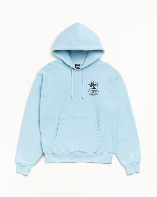 STUSSY SUMMER CLASSICS HOODIE GARMENT DYED
