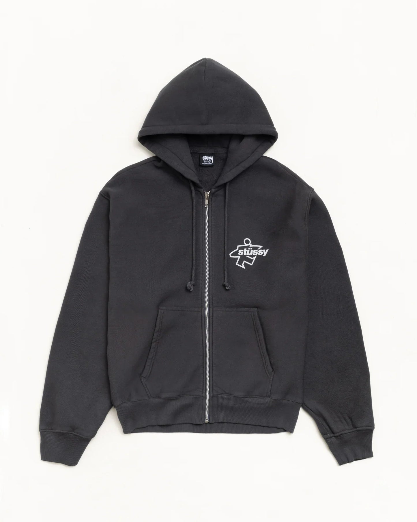 STUSSY SURF SIZE ZIP HOODIE