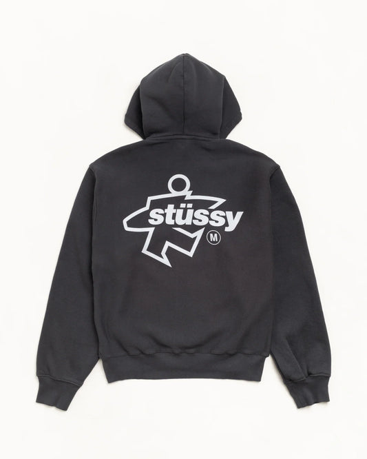STUSSY SURF SIZE ZIP HOODIE
