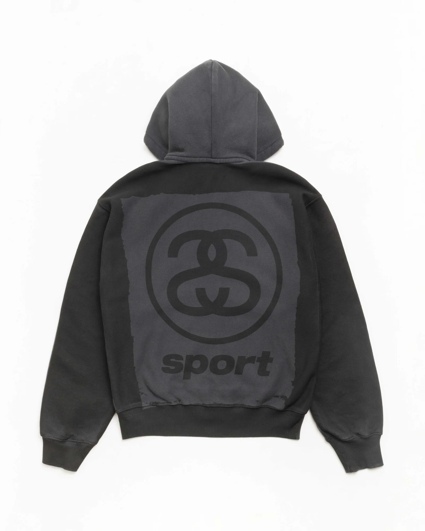STUSSY LINK SPORT ZIP HOODIE GARMENT DYED