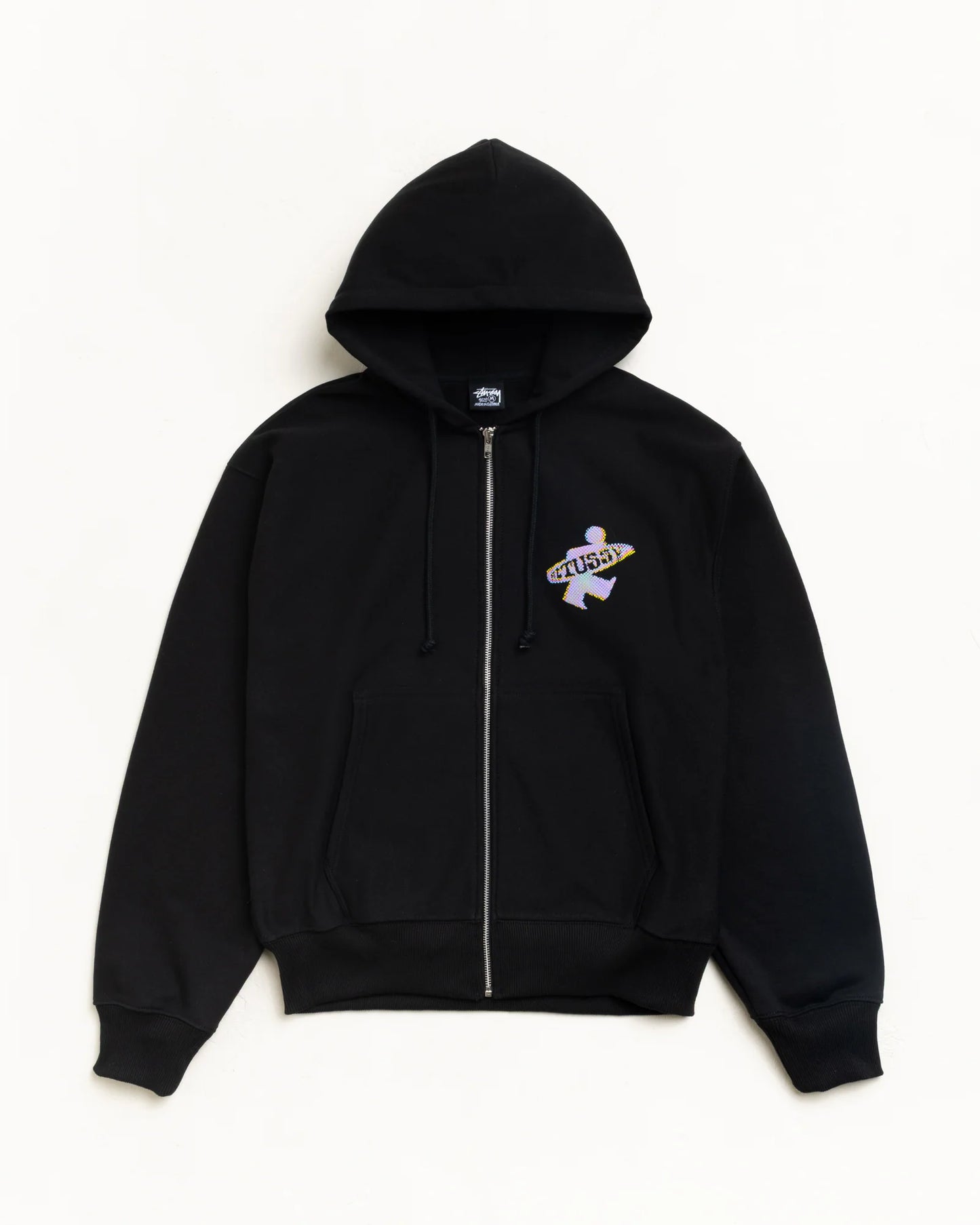 STUSSY DOT SURF PUFF PRINT ZIP HOODIE