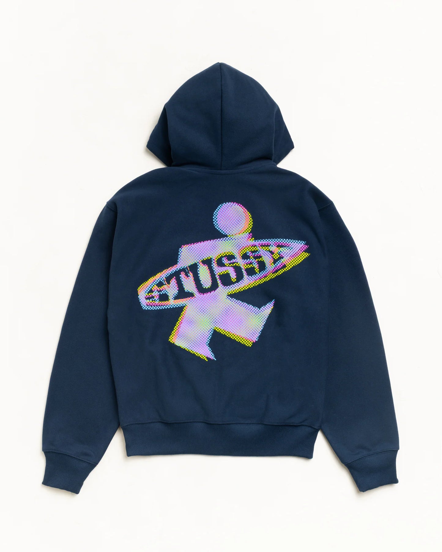 STUSSY DOT SURF PUFF PRINT ZIP HOODIE