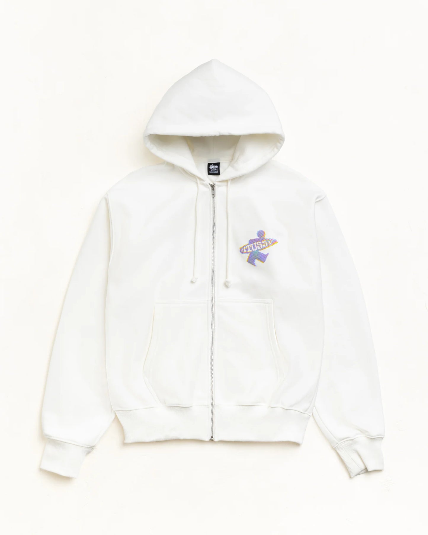 STUSSY DOT SURF PUFF PRINT ZIP HOODIE
